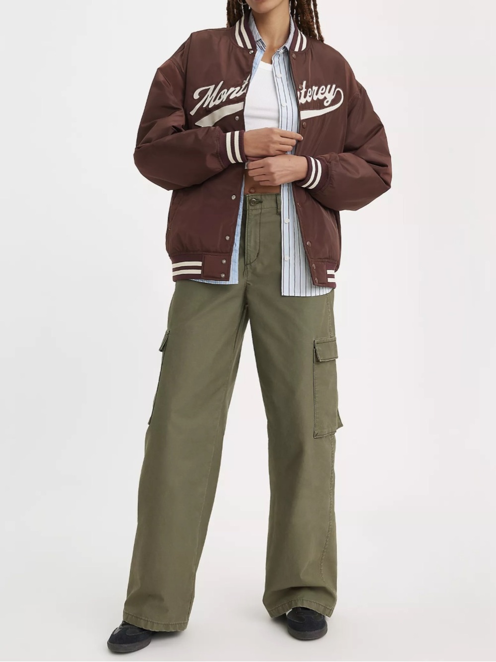 *Levi’s Baggy Cargo Pants Straight Leg Olive Green